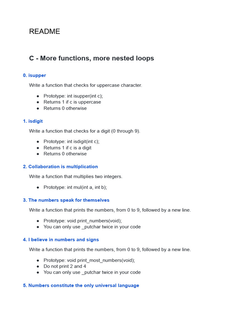 More Functions Nested Loops | PDF | Integer (Computer Science ...