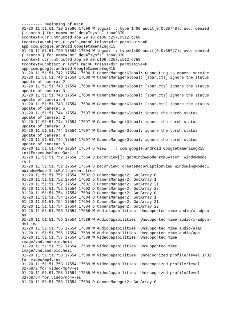 Log Cat 1768899111716 | PDF | Computing | Computer Engineering