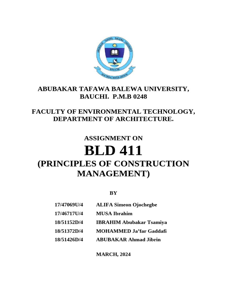 PRINCIPLES OF CONSTRUCTION MANAGEMENT | PDF | Project Management ...