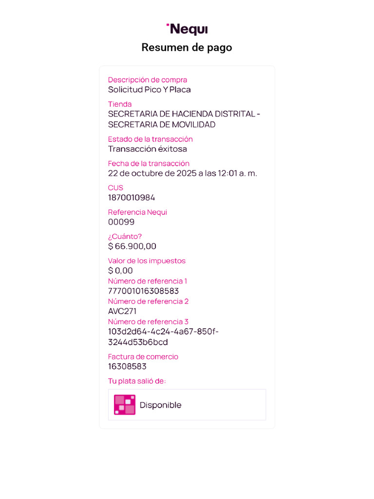 Pico y Placa | PDF