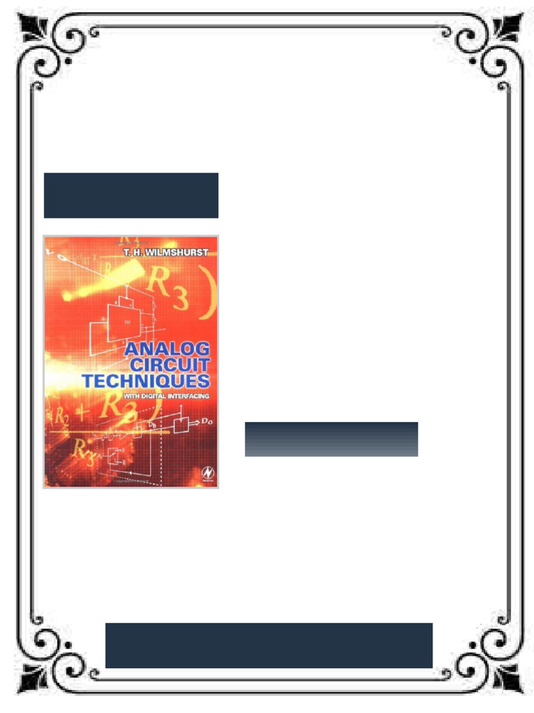 Analog Circuit Techniques with Digital Interfacing 1st Edition T. H ...