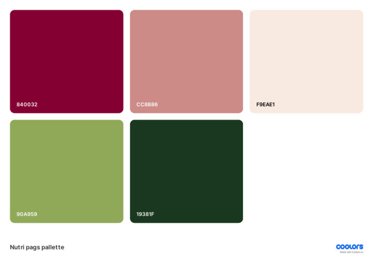 Nutri Pags Pallette | PDF