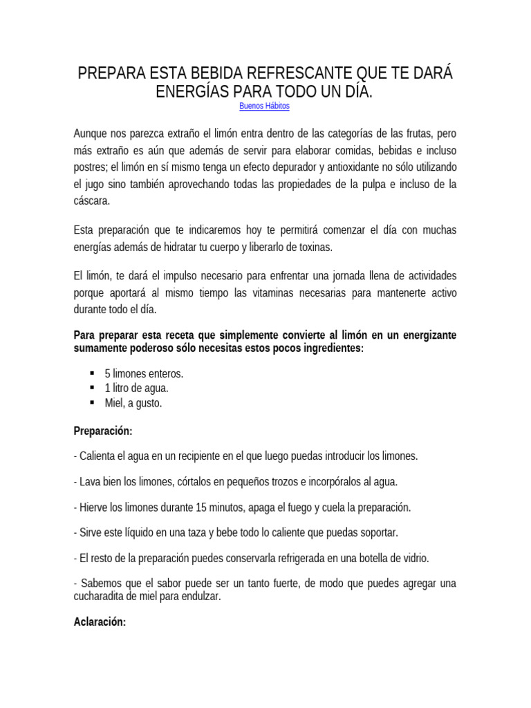 Energizante Inmunologico Climon | PDF