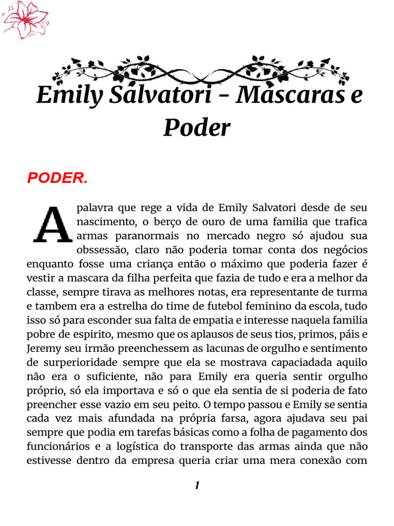 Emily Salvatori - Mascaras e Poder | PDF | Família