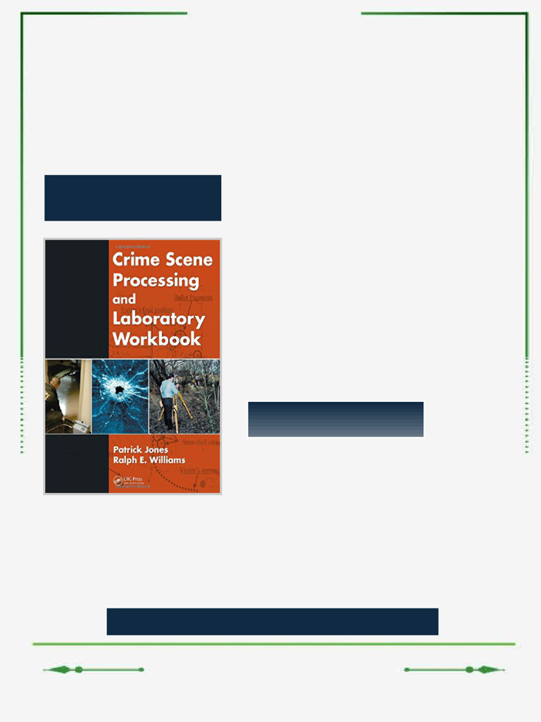 Crime Scene Processing and Laboratory Workbook Patrick Jones ebook ...