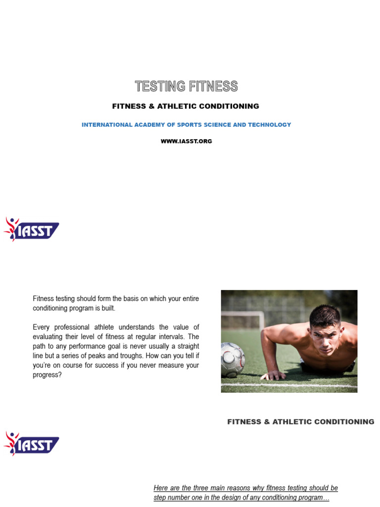 7.0. Fitness Testing [Presentation] | PDF