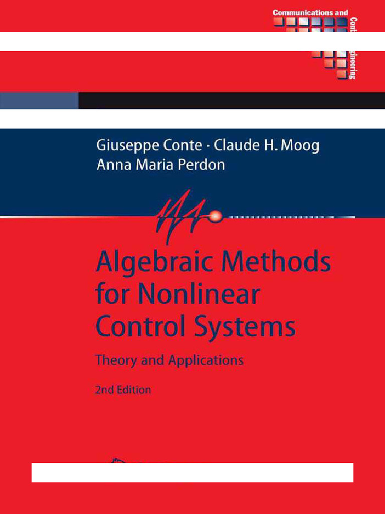 Algebraic Methods For Nonlinear Control Systems (2nd Edition) Perdon ...