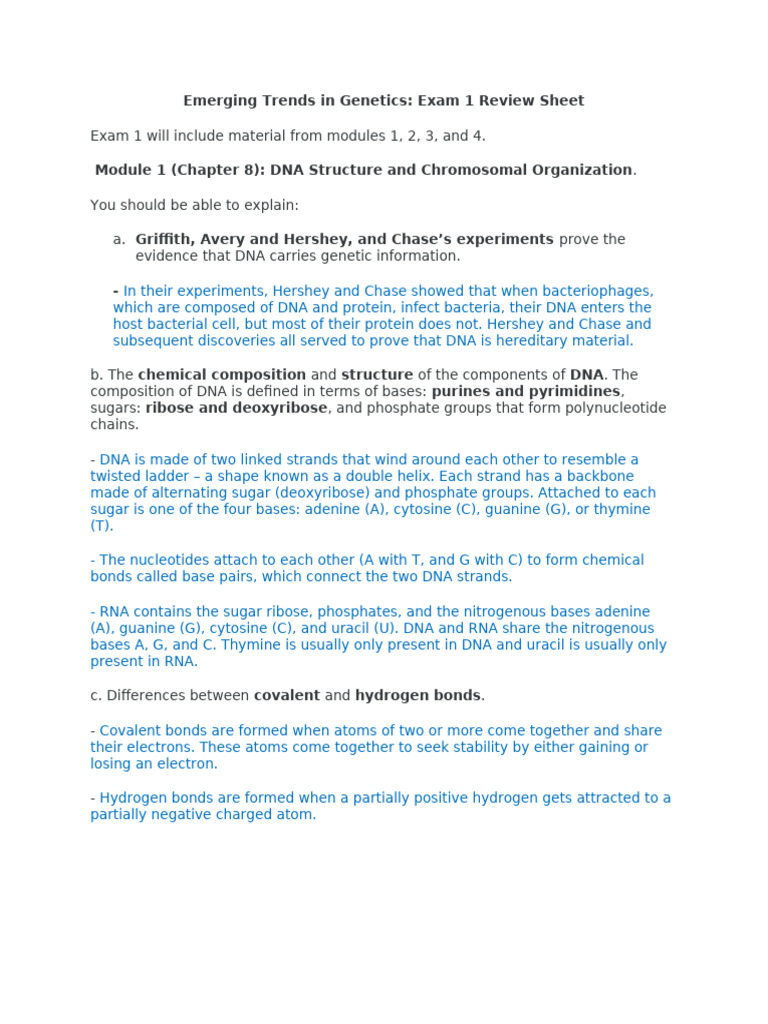 Emerging Trends in Genetics | PDF | Dna | Mutation