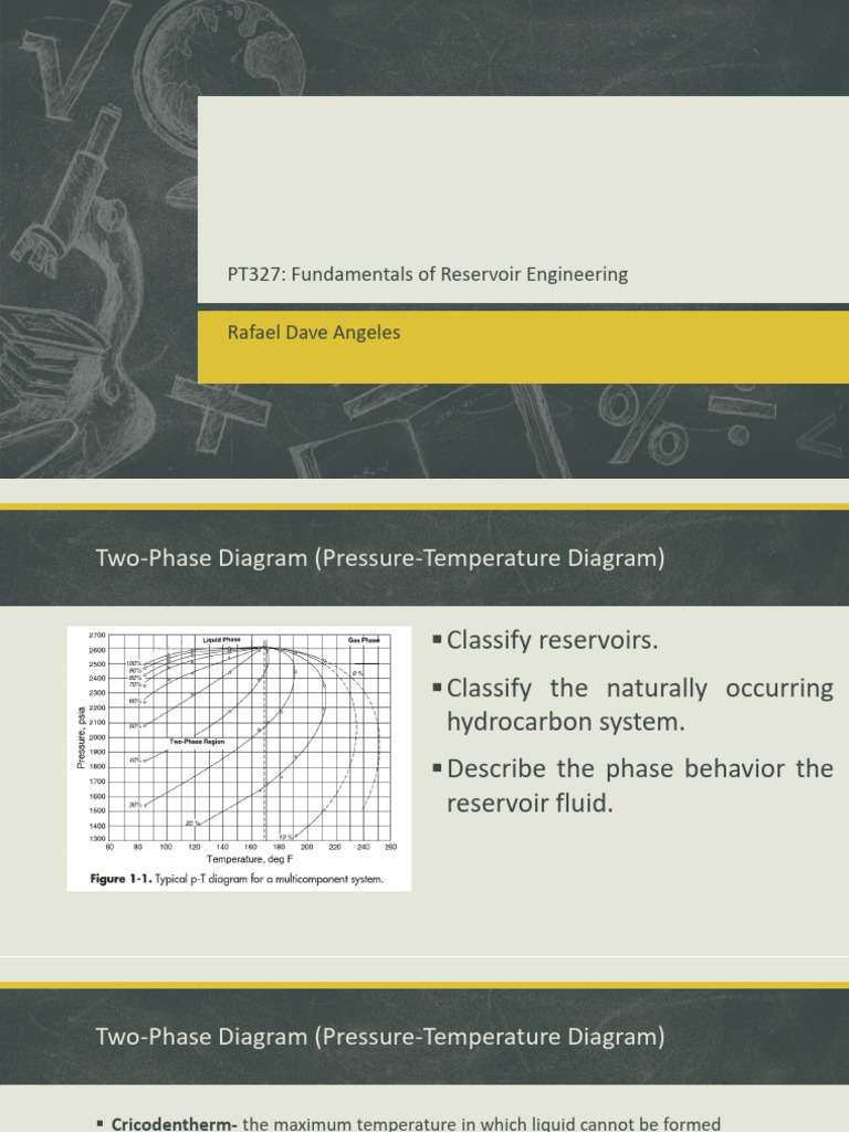 Week 2 - Reservoir Engineering | PDF | Petroleum Reservoir | Phase (Matter)