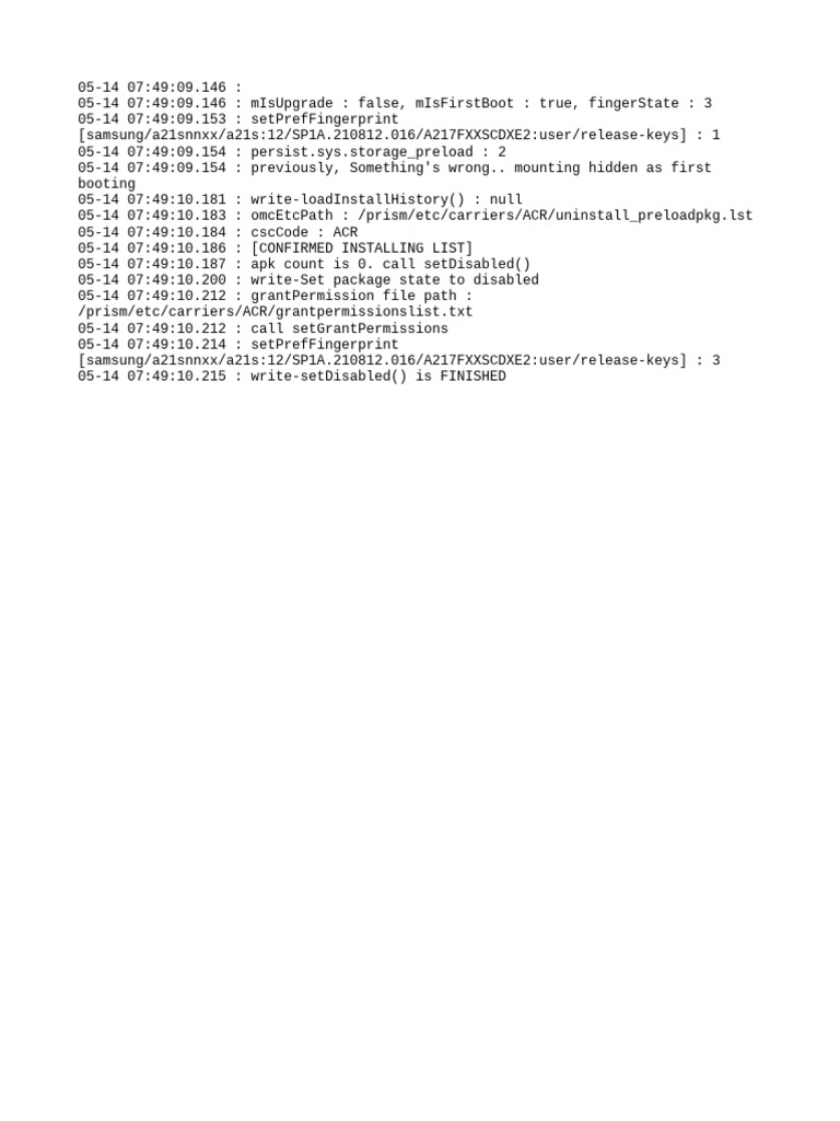 Preload Installer | PDF