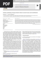 Fashion Marketing of Luxury Brands