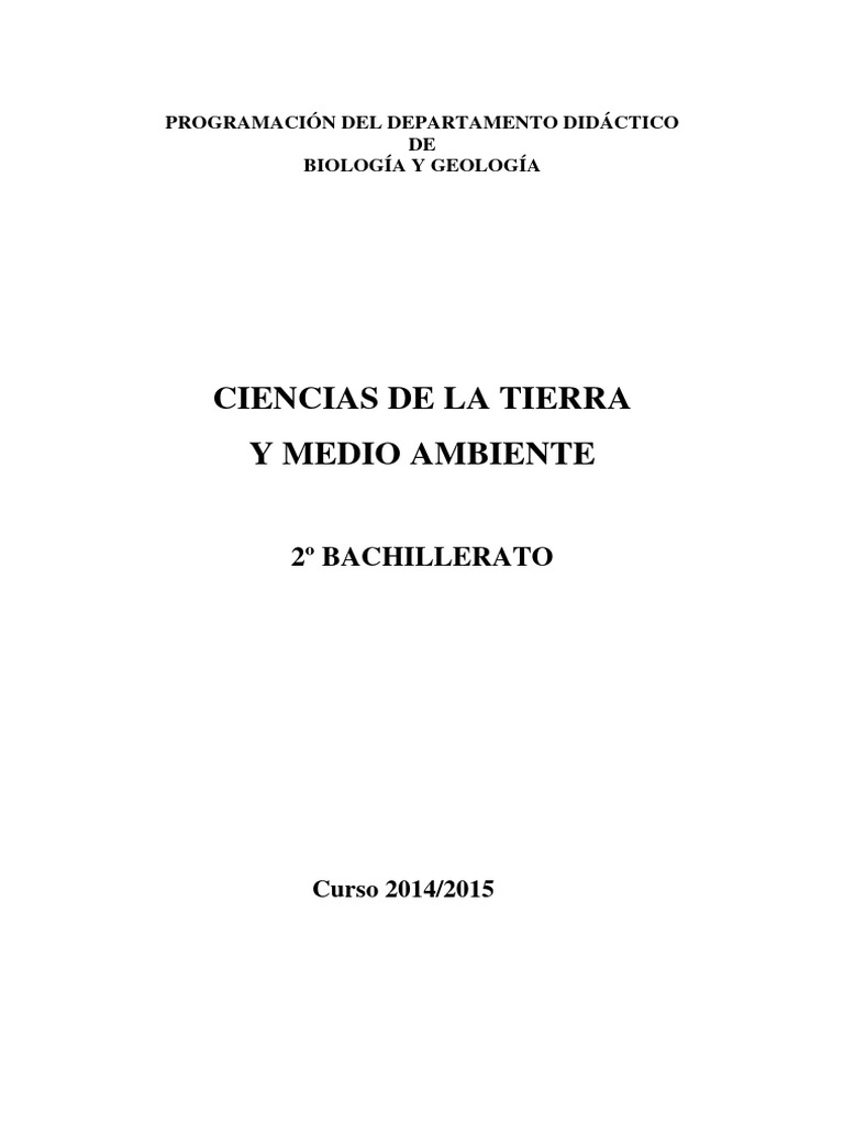 Ciencias de La Tierra y Medio Ambiente | PDF | Temblores | Contaminación