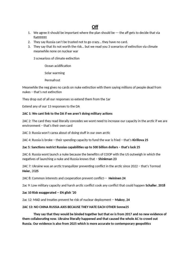 2AR UPS Vs CC | PDF | International Relations