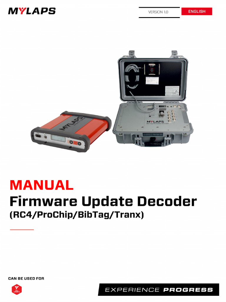 MYLAPS Decoder FW Update Manual ENG V2018 | PDF