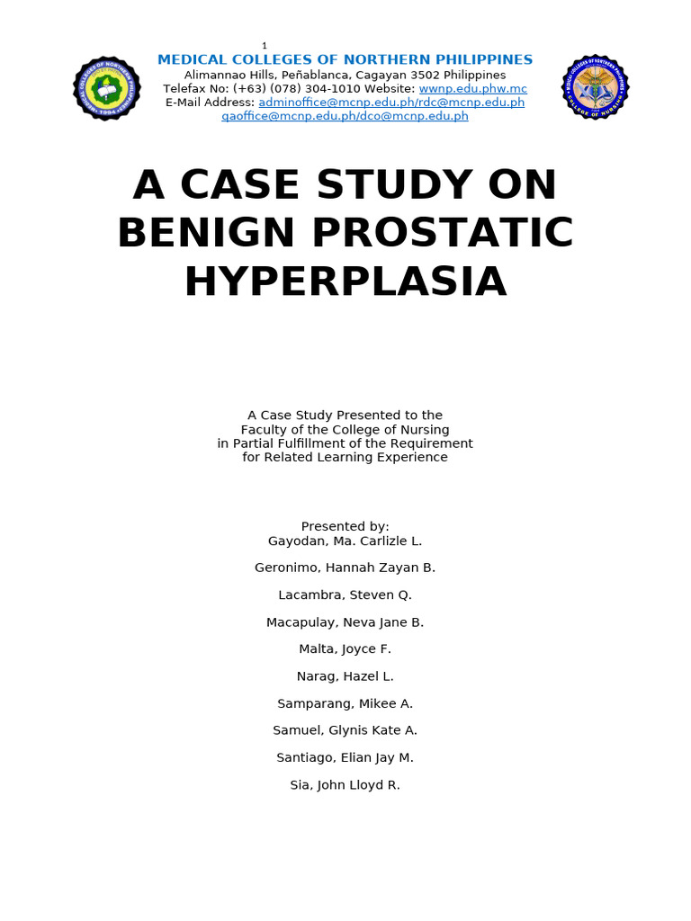 Case Pres Na | PDF | Urinary Tract Infection | Medicine