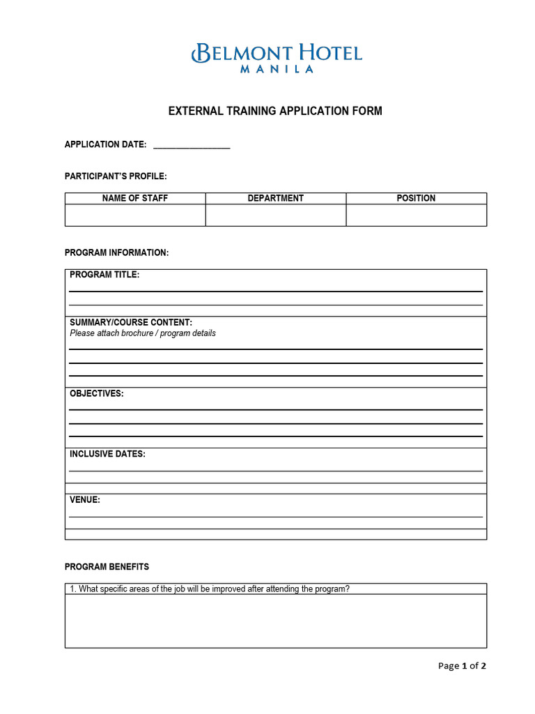 BHM External Training Application Form - 55c3c9ba A137 4873 8ca1 ...