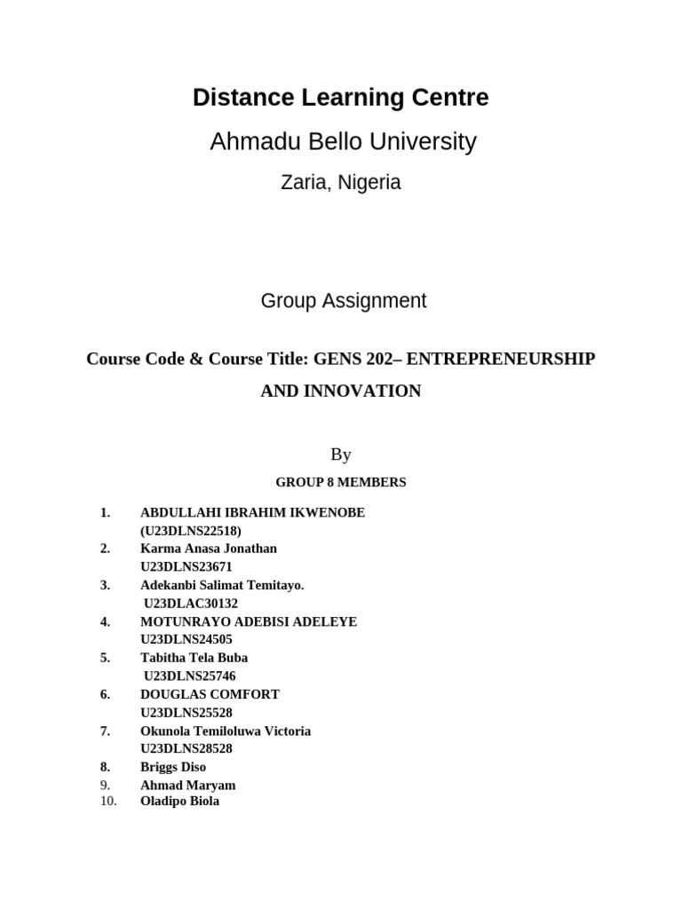 Gens 202 Group Assignment | PDF | Governance
