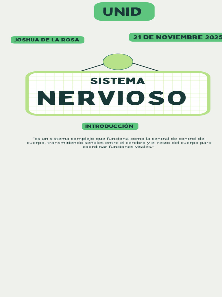 Del a Rosa Joshua Anatomia s Nervioso | PDF | Sistema nervioso | Cerebro