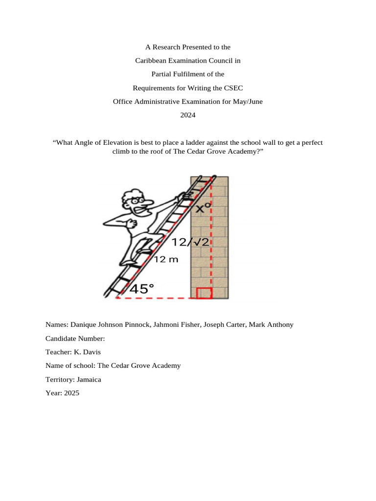 Add Maths SBA (1) (1) (2) | PDF