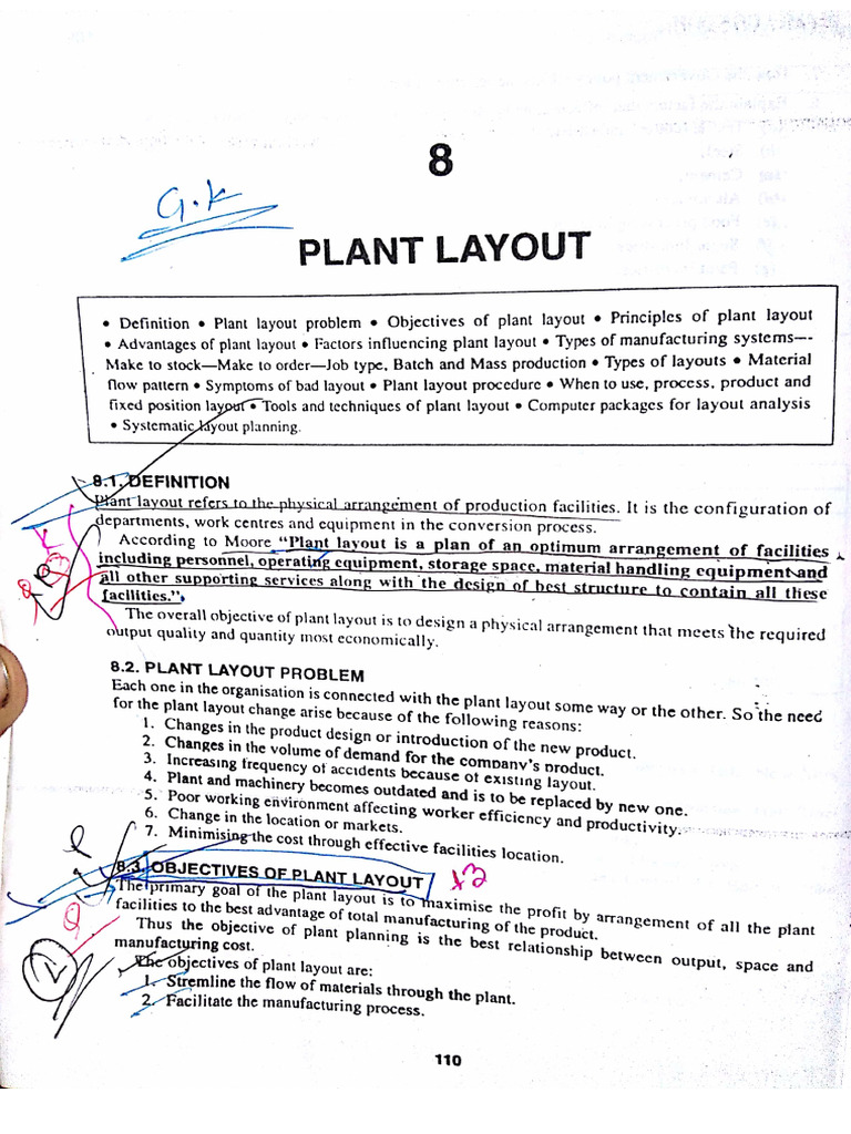 Chapter-08 (Plant Layout) | PDF