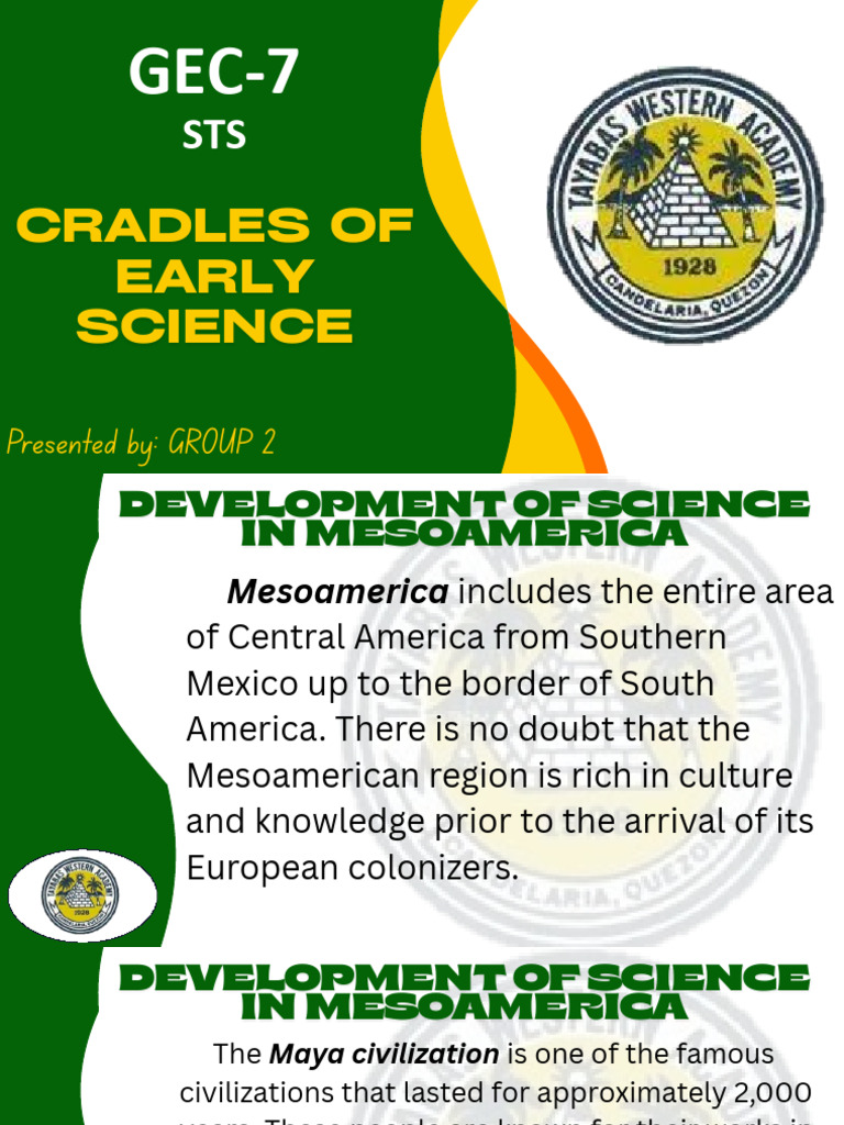Contributions of Early Science | PDF | Mesoamerica | Maya Civilization