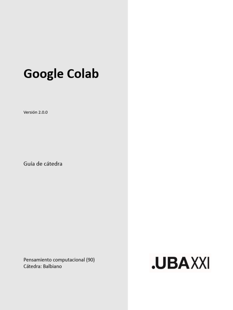 Tutorial Google Colab | PDF | Archivo de computadora | Almacenamiento ...