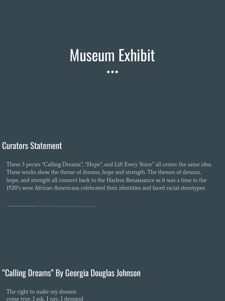 Copy of Museum Exhibit | PDF