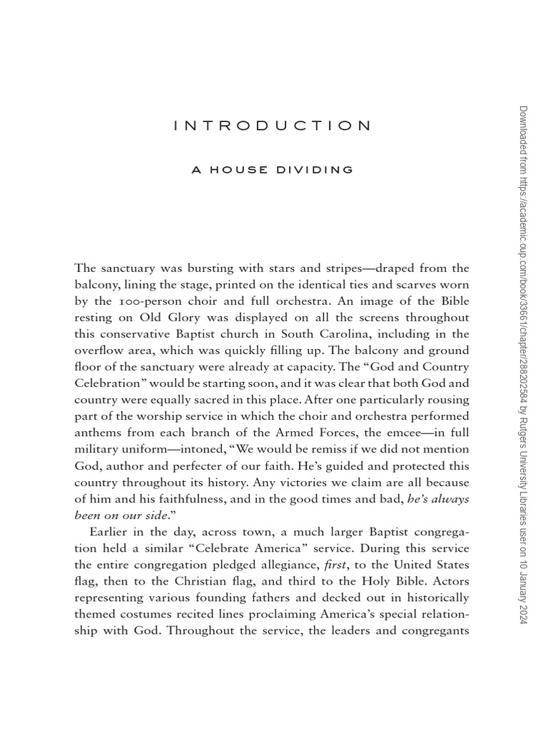 Christian Nationalism Intro | PDF | Nationalism | Prejudices