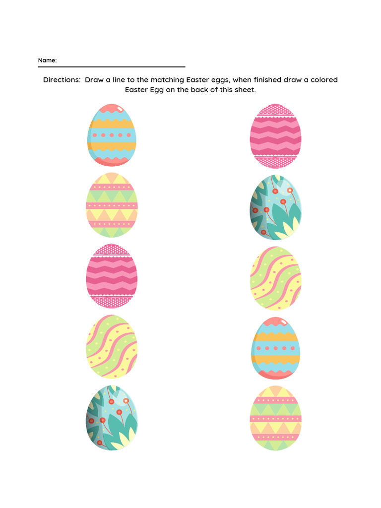Matching Exercise | PDF