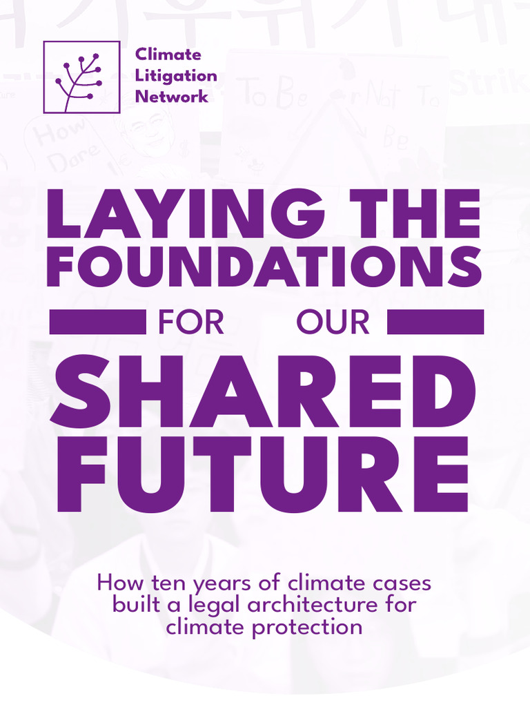 Laying The Foundations For Our Shared Future Climate Litigation Network ...
