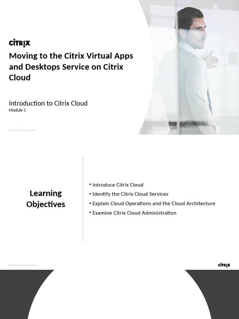 CXD-250-3I - 01 - Intro Citrix Cloud - v2.12 | PDF | Citrix Systems ...