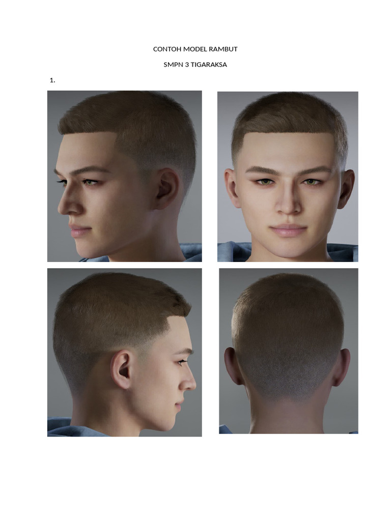 Contoh Model Rambut | PDF