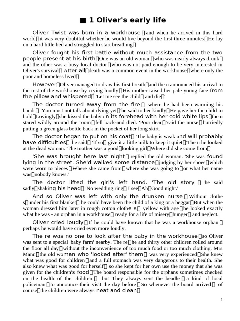 Oliver Twist | PDF | Nancy (Oliver Twist) | Fagin