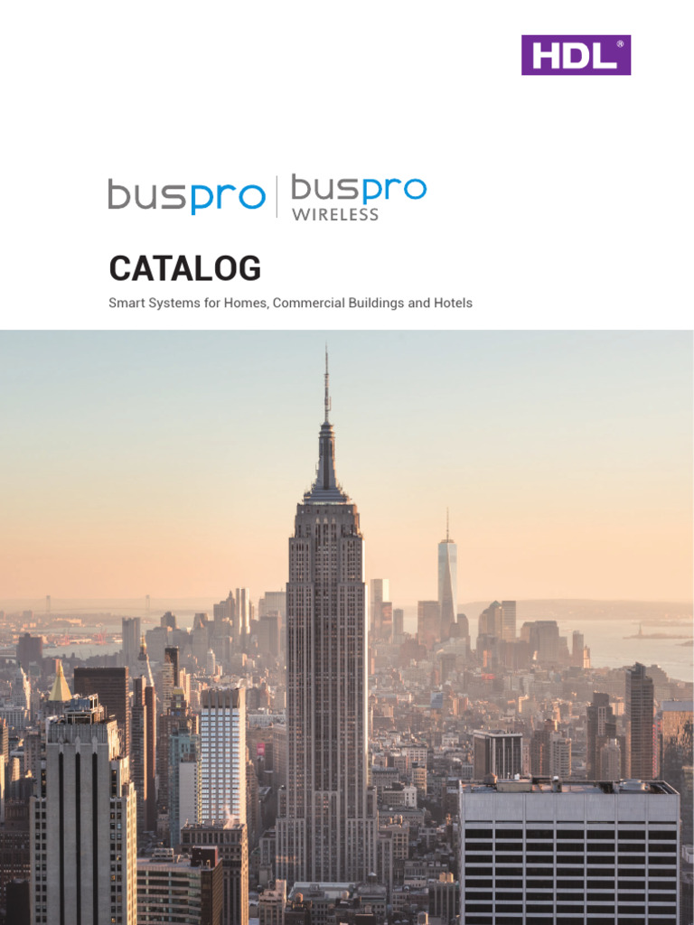 HDL Buspro & Buspro Wireless Catalogue | PDF | Hardware Description ...