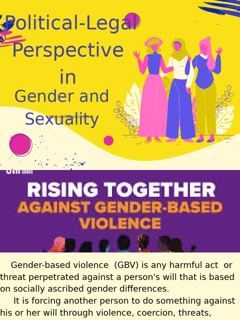 Political Legal Perspective of Gender Sexuality | PDF | Violence ...