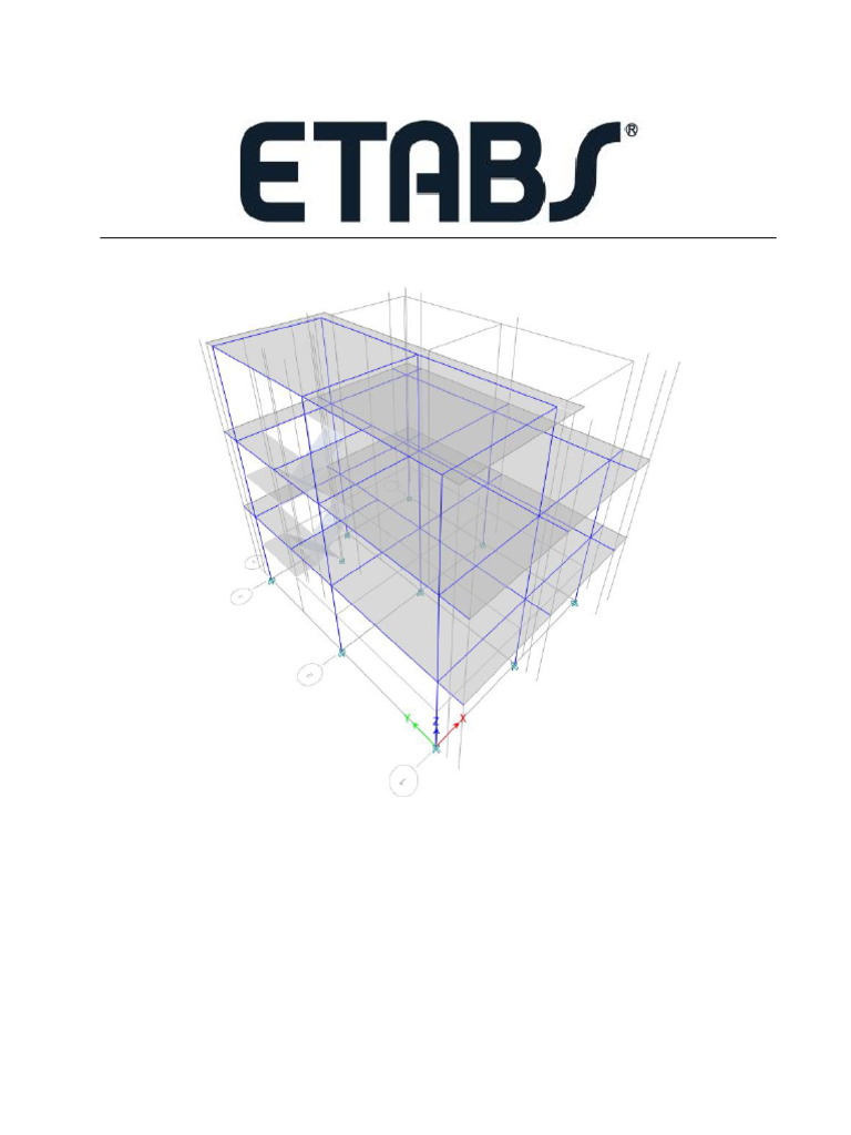 Project Report Etab | PDF | Beam (Structure) | Structural Engineering