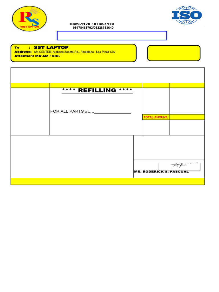 Quotation SST Laptop 2026 | PDF