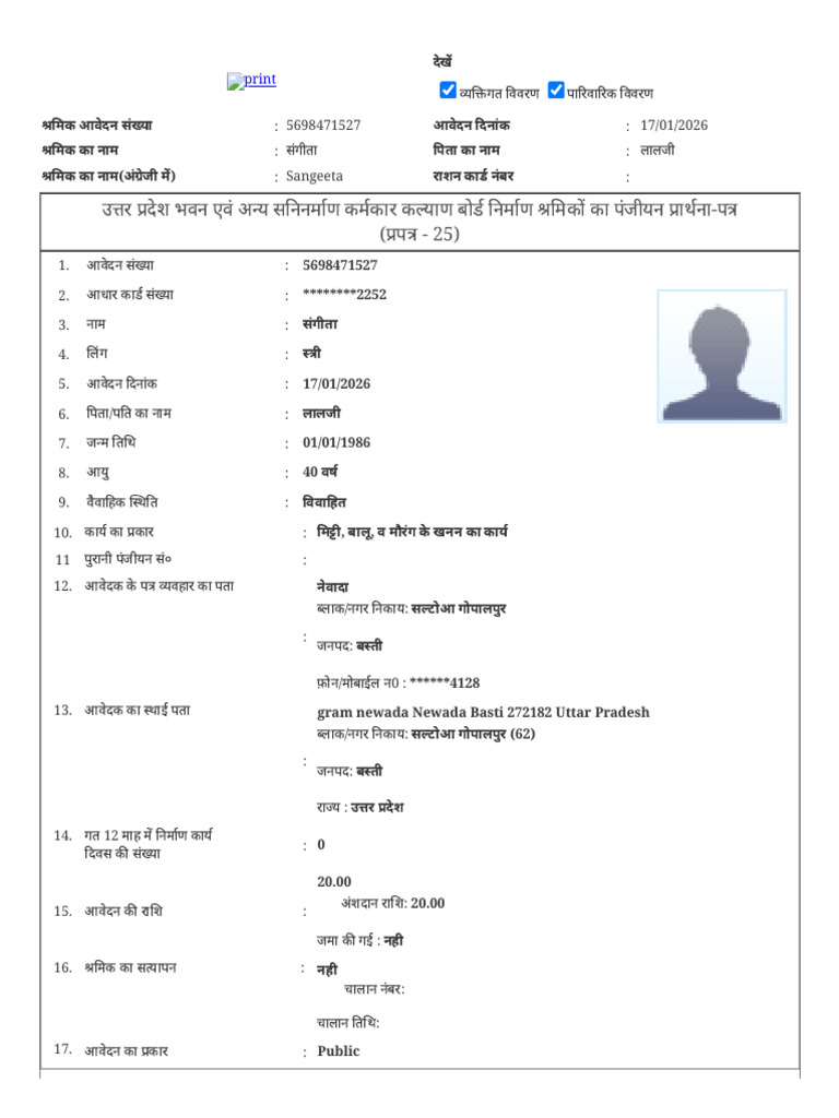Labour Profile | PDF