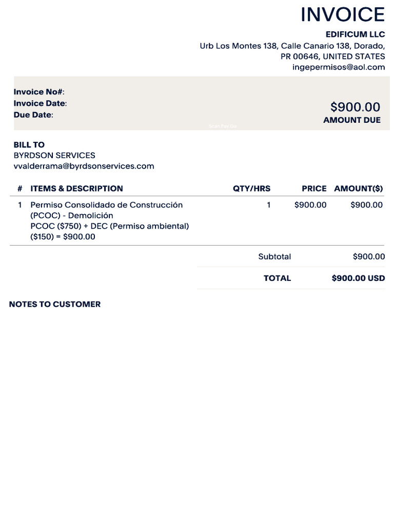 Invoice PR SFM 00388 | PDF