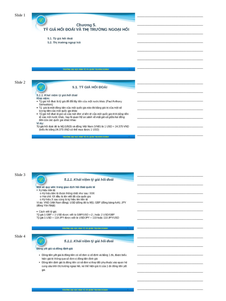 Chương 5 - Handouts | PDF