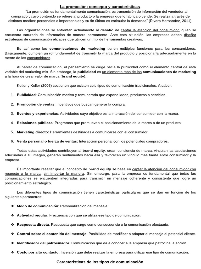3 - Estrategias de promoción | PDF | Marketing | Marca