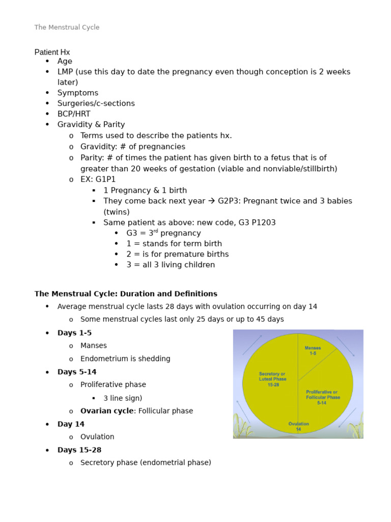 Menstrual Cycle | PDF | Menstrual Cycle | Luteinizing Hormone