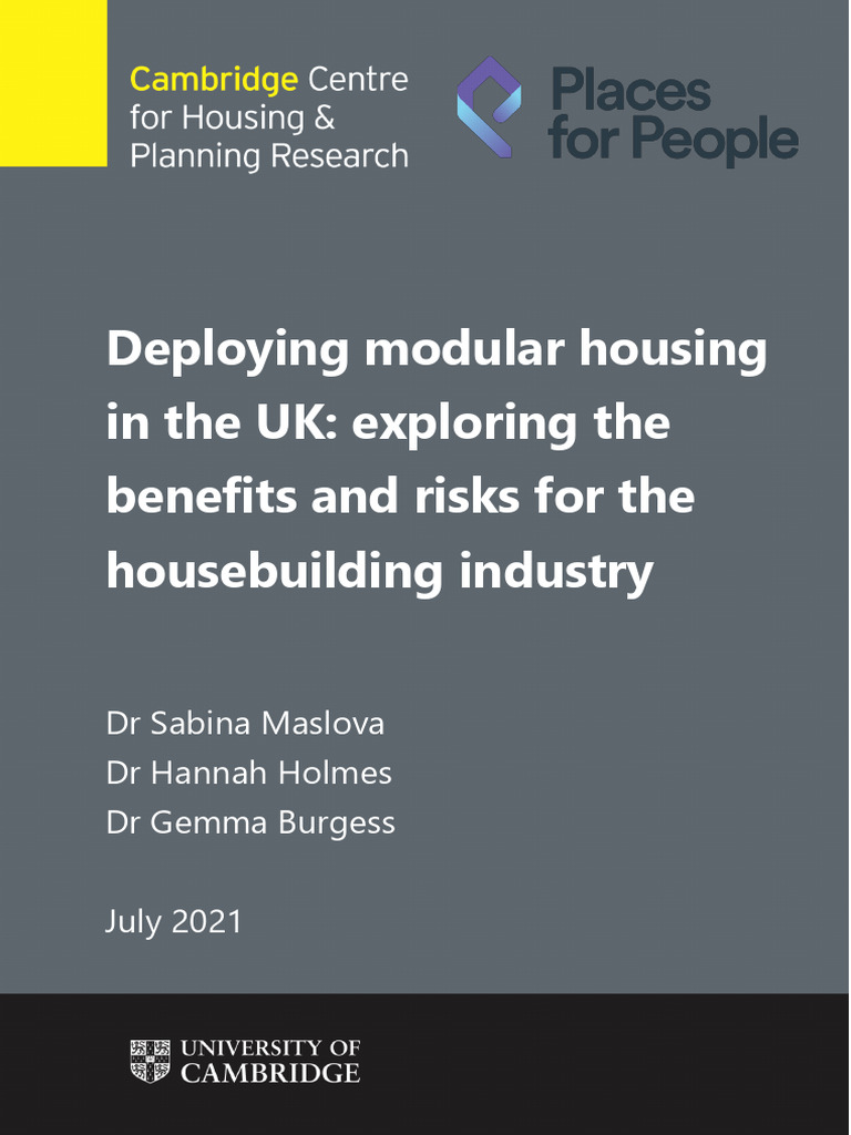 Deploying Modular Housing in The UK | PDF