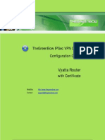 Vyatta VPN Router w/ Certificate & GreenBow IPsec VPN Software Configuration