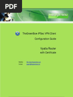 Vyatta VPN Router w/ Certificate & GreenBow IPsec VPN Software Configuration