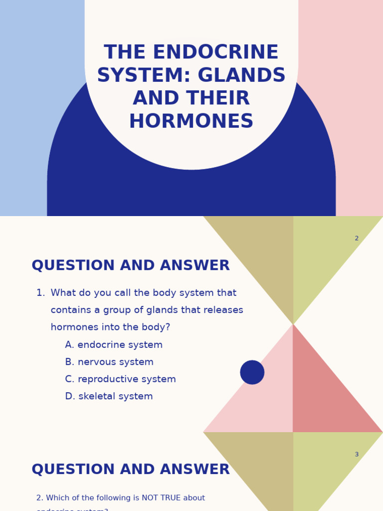 Q3 MOD1 The Endocrine System | PDF | Endocrine System | Luteinizing Hormone