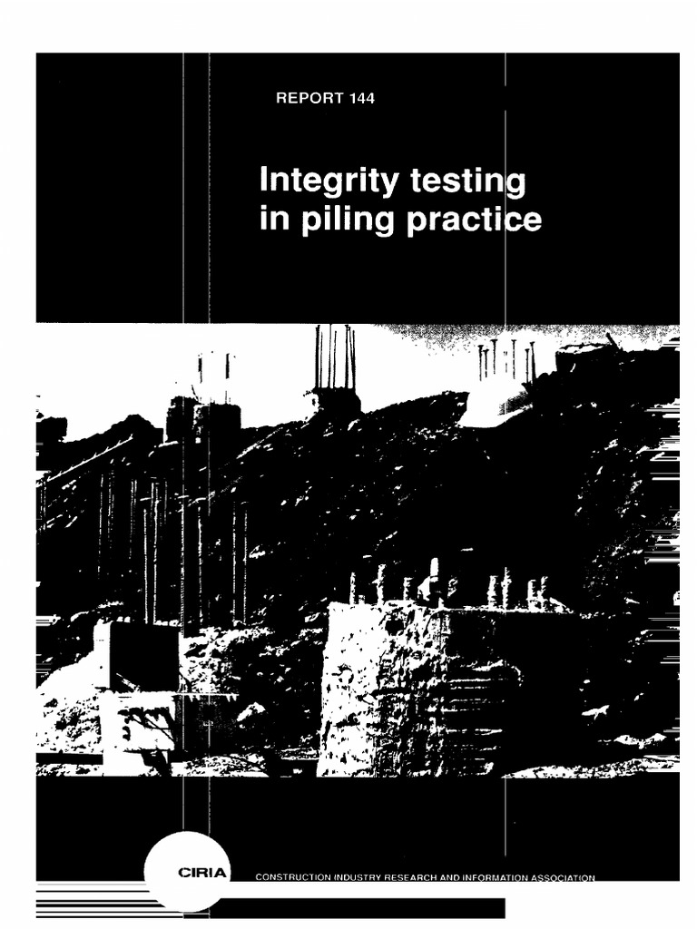 Integrity Testing in Piling Practice | PDF