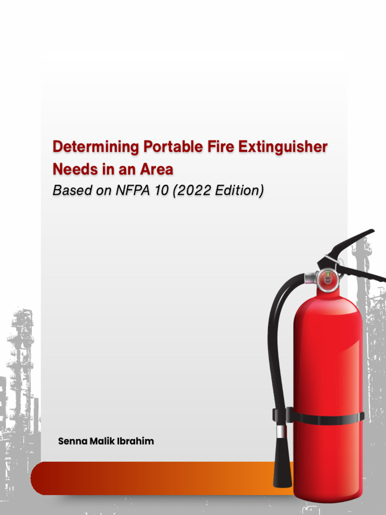 Portable Fire Extinguisher | PDF | Fires | Materials