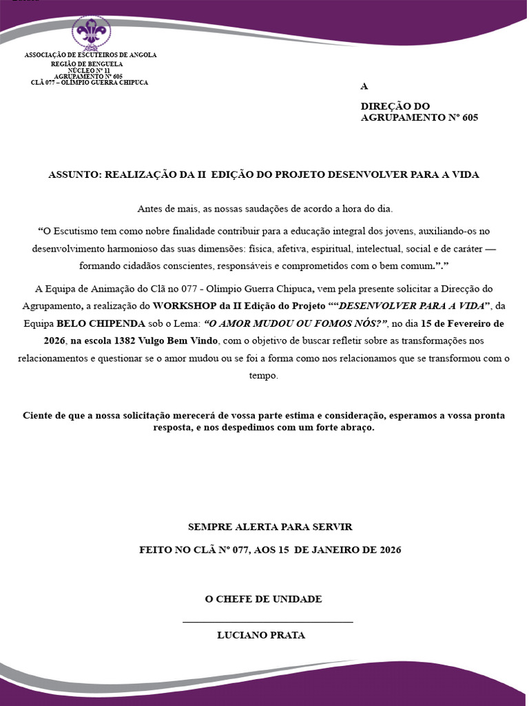 Termo de Refere%Cc%82ncia Desenvolver Para a Vida v.pdf | PDF | Amor ...