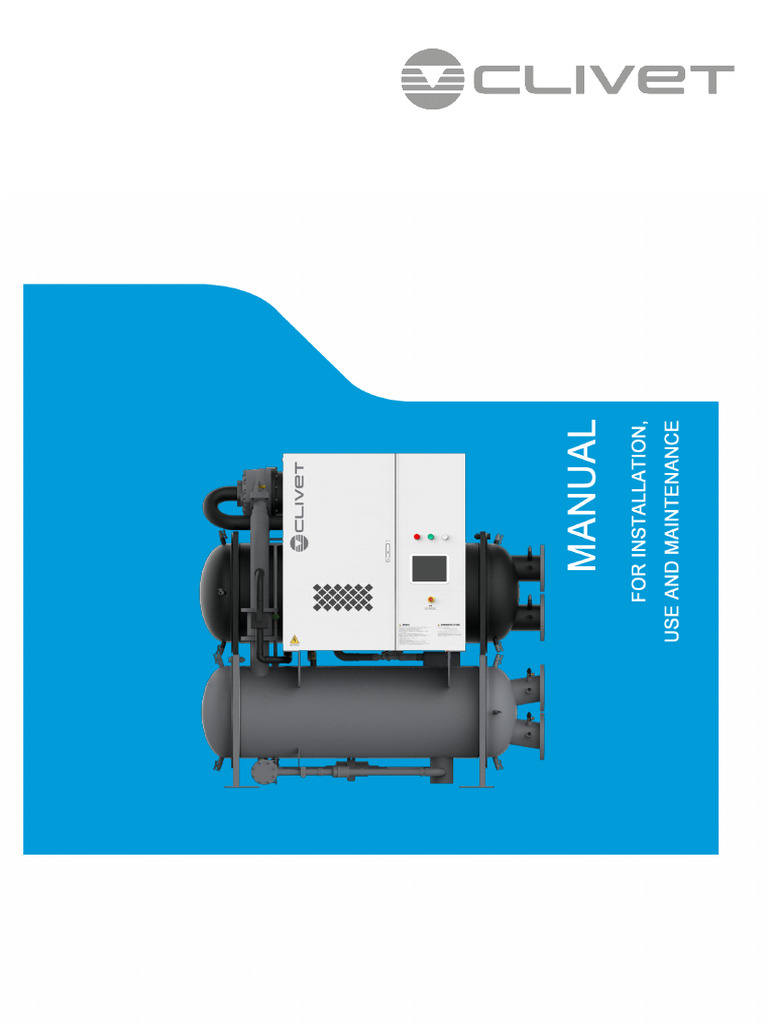 OM - Clivet - Magnetic Bearing - Centrifugal Chiller - M1 130-170RT ...